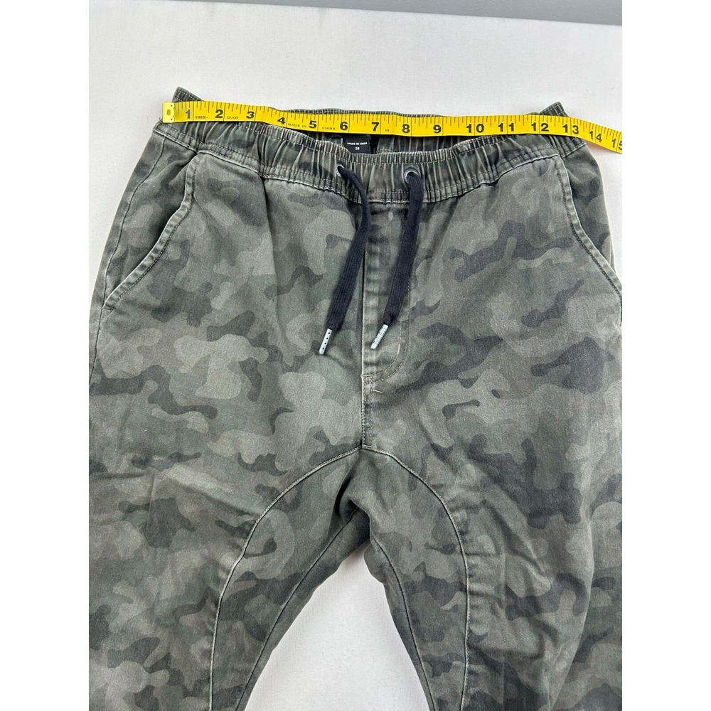 Zanerobe Sureshot Jogger Mens 29x28 Camo Drawstring Pants Green - Picture 7 of 15